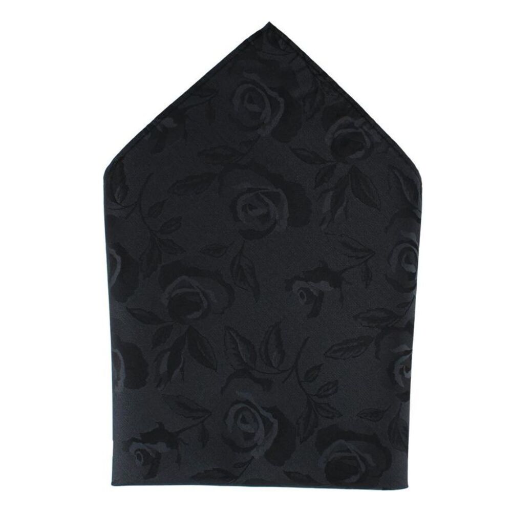 Ascentix Rose Print Tone on Tone Pocket Square